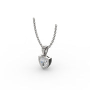 AGGIE SHIELD™ DIAMOND 14K GOLD SOLITAIRE PENDANT
